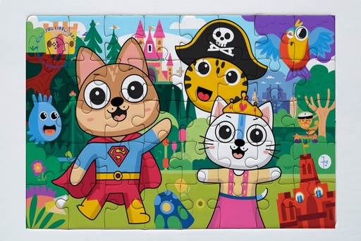 Superhero Adventure Jigs aw Puzzle (120 pieces)